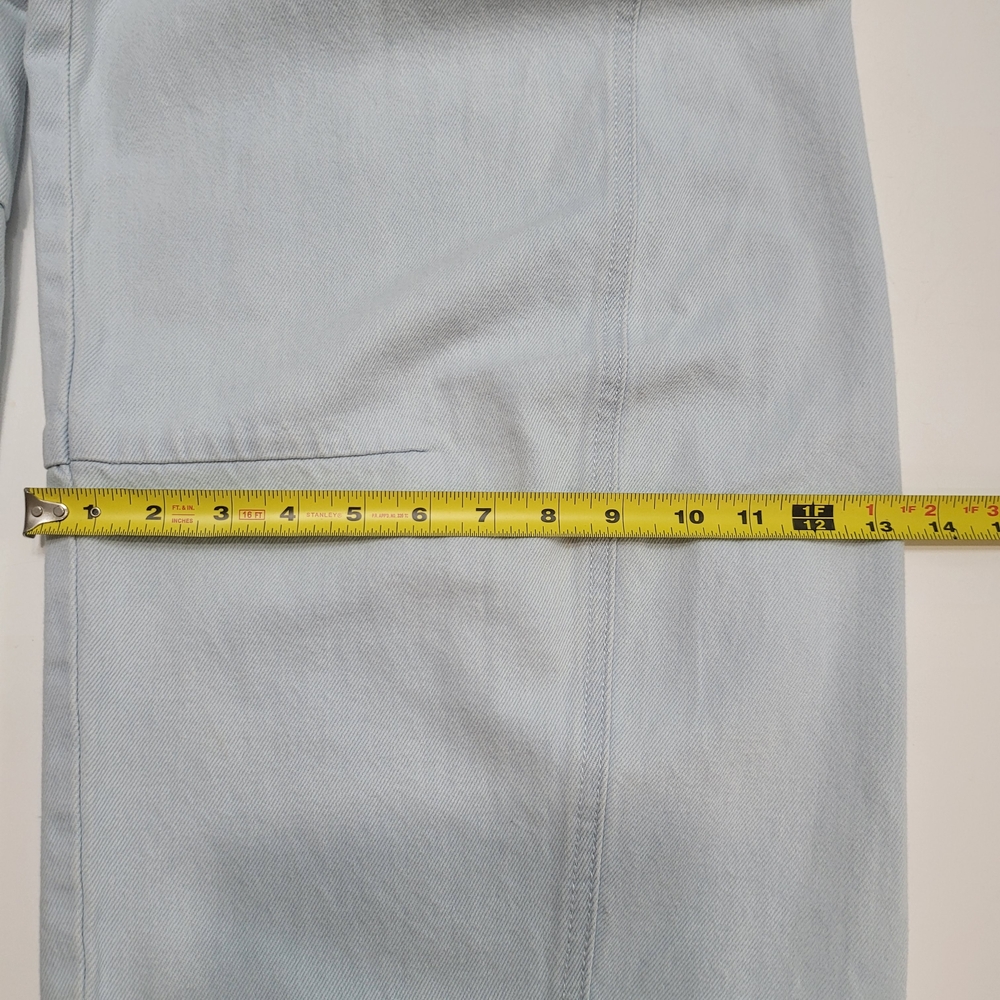Universal Thread High-Rise Curved Leg Barrel Ballow Light Wash Jeans  Size 6 - Picture 8 of 16